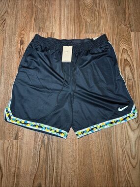 Nike DNA Dri-FIT Men's Athletic Basketball Shorts Black Multicolor Men’s size XL